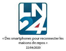 Des smartphones pour reconnecter les maisons de repos (24/04/2020)