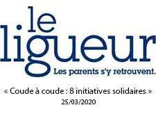« Coude à coude : 8 initiatives solidaires»